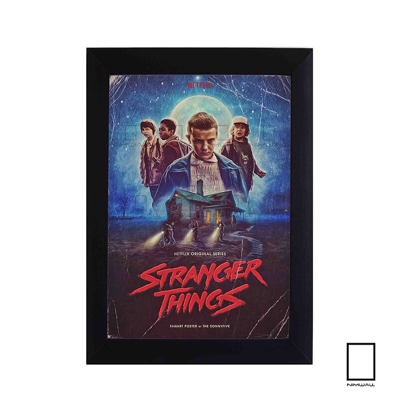 تابلو سریال چیزهای عجیب Stranger things مدل N-54295