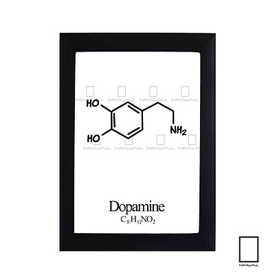 تابلو فرمول شیمیایی دوپامین Dopamine مدل N-93104