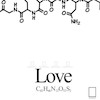 تابلو فرمول شیمیایی عشق مدل N-93105