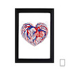 تابلو نقاشی قلب مدل N-99905