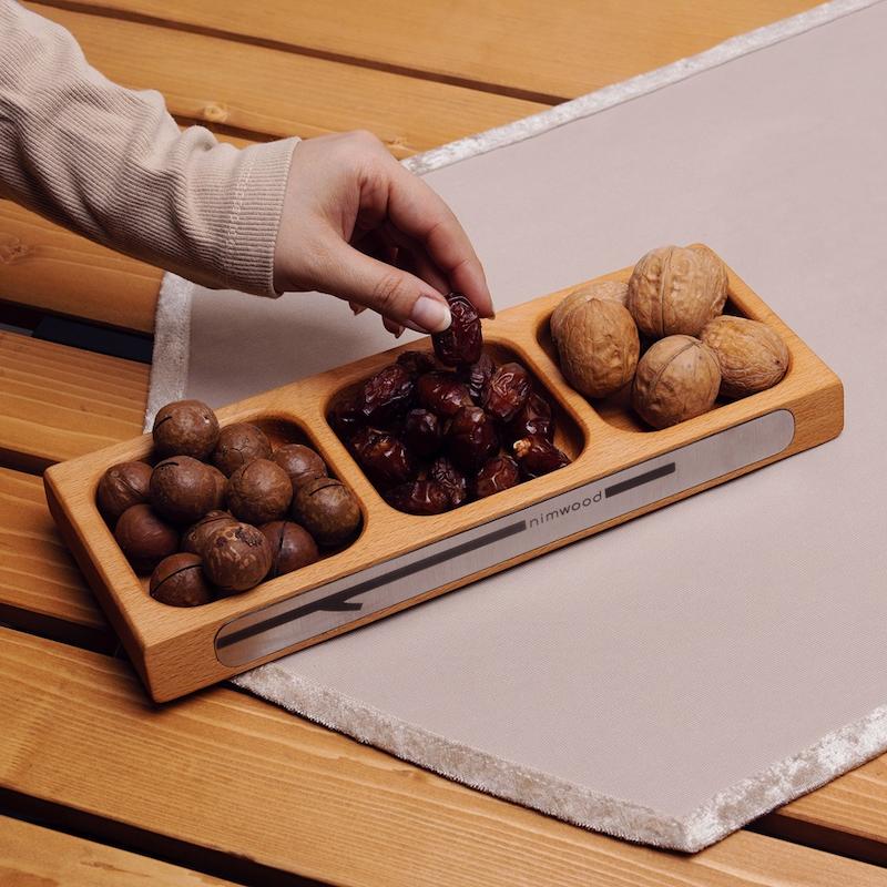 اردوخوری سه خانه ساده استیل دار