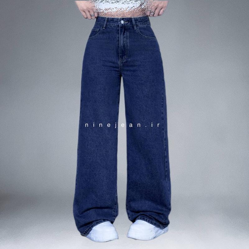 بگ جین سرمه ای