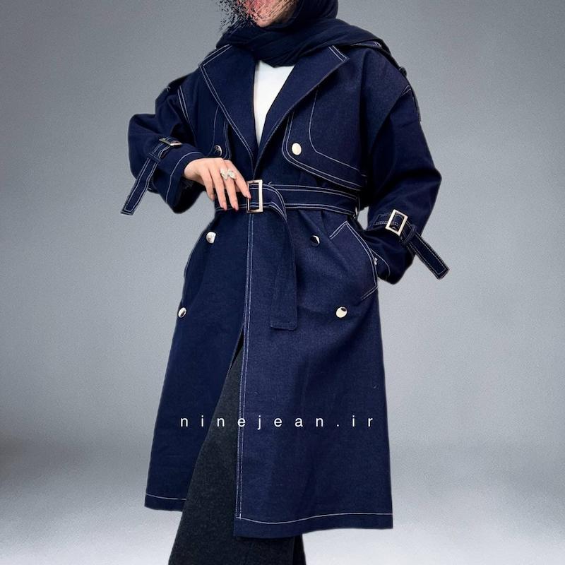 ترنچ کت جین بلند