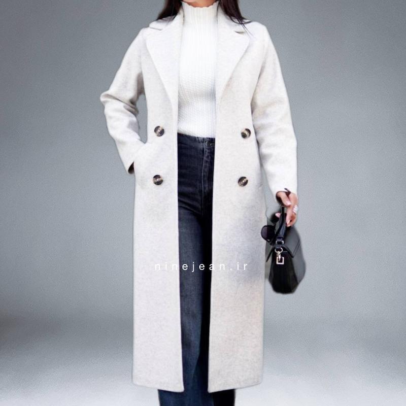 پالتو فوتر چهار دکمه بلند