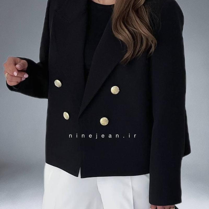 کت کراپ چهار دکمه کرپ سوپر