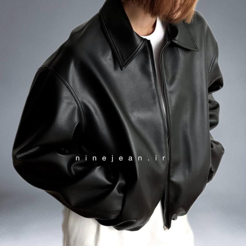 بامبر جکت چرم