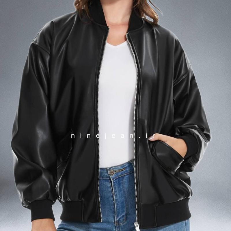 بامبر جکت چرم