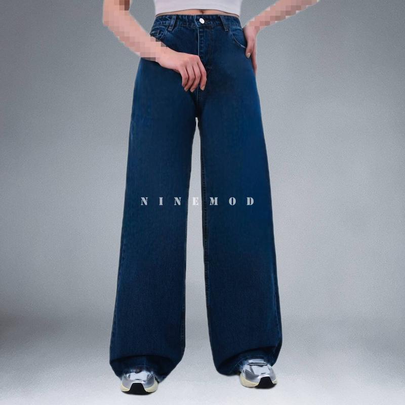 فول بگ جین سرمه ای