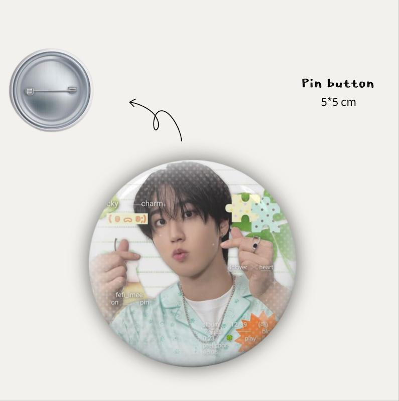 Han green pin button 🧩