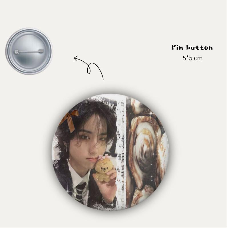 Han cutie pin button 🍪