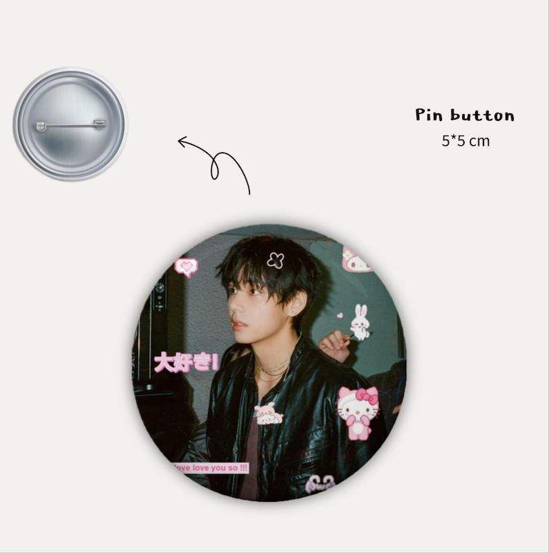 Kitty Tae pin button 🍭