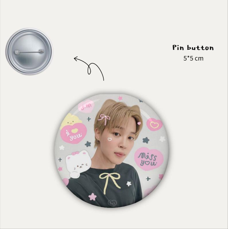Jimin cutie 💓 pin button 