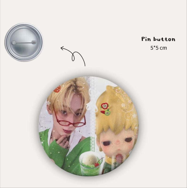 Sunoo 🍏 pin button 