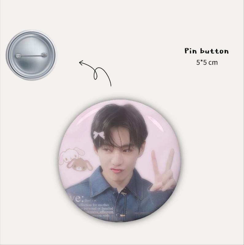 Taehyung pinky pin button 💕