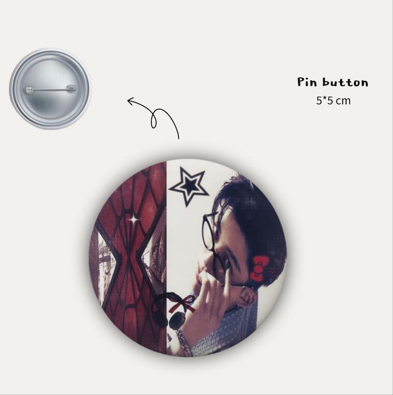 Pond spider pin button 🕸