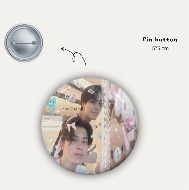 Pondphuwin pin button 🍰