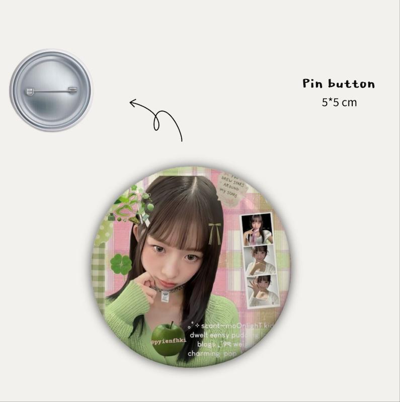 Rei IVE pin button 🌱