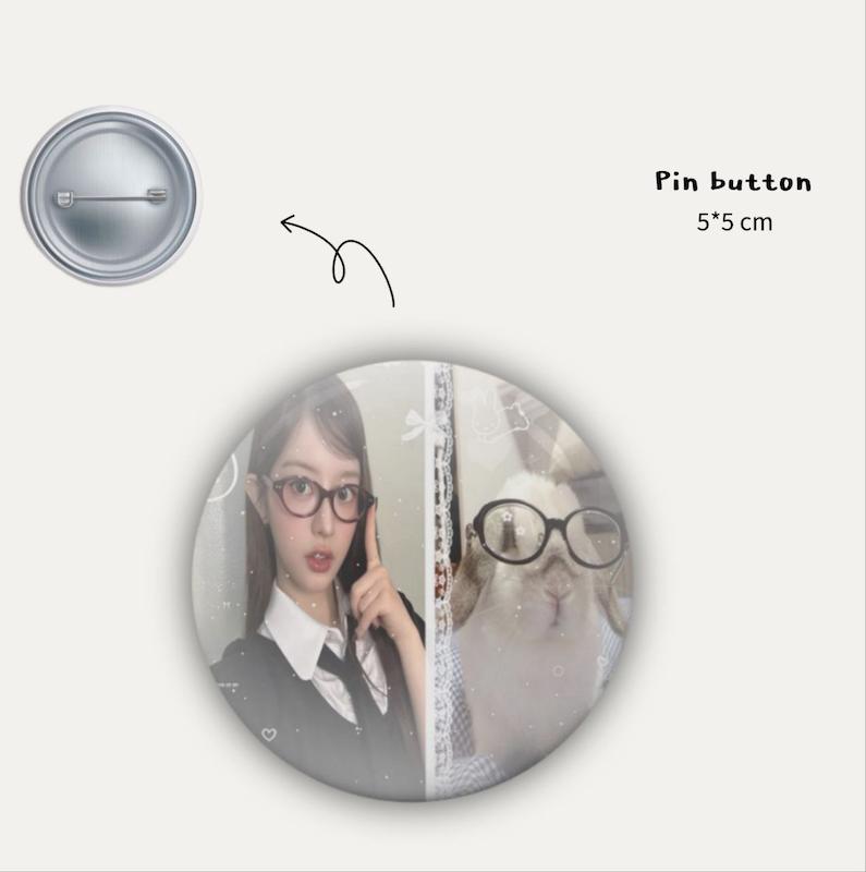 Minju pin button 🪽