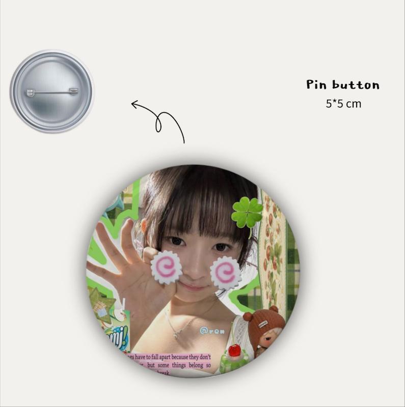 Rei IVE pin button 🍥