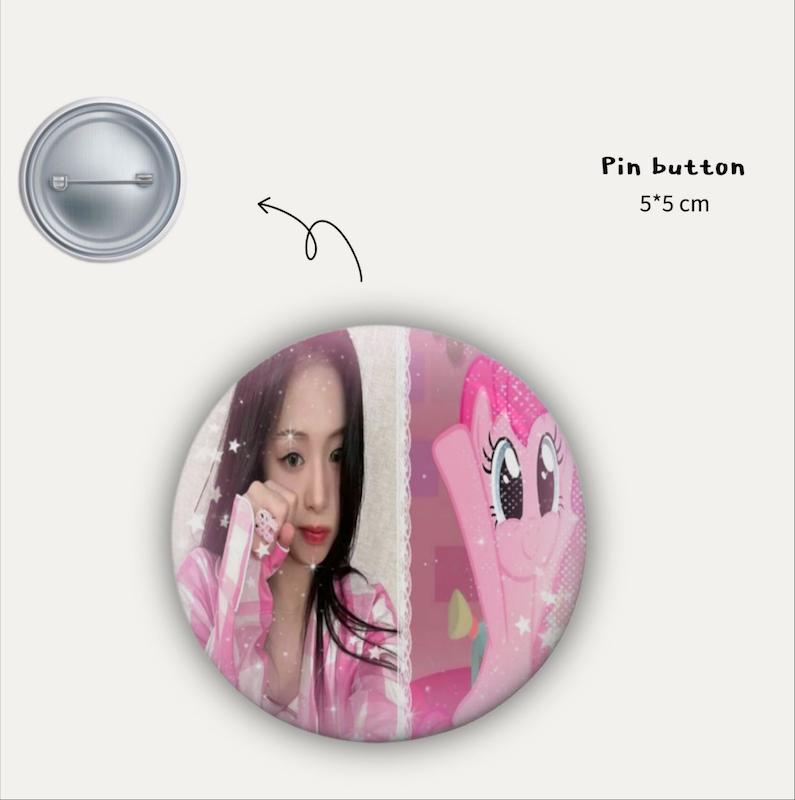 Ahyeon babymonster pin button 🦄