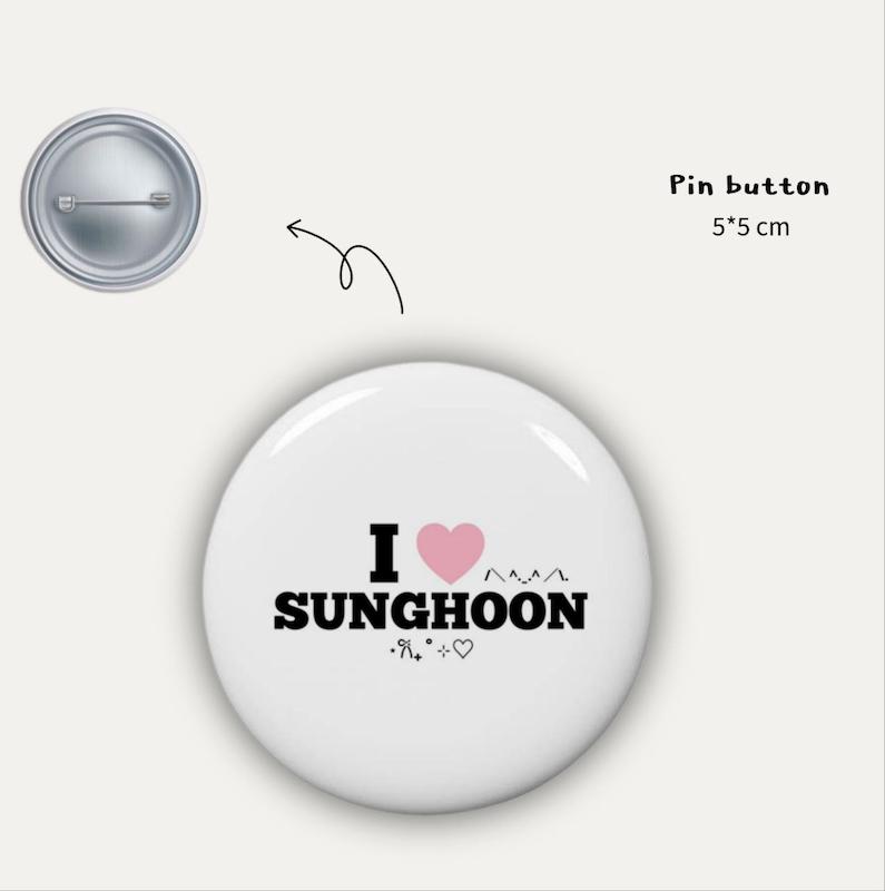 I 🩷 enhypen pin button 