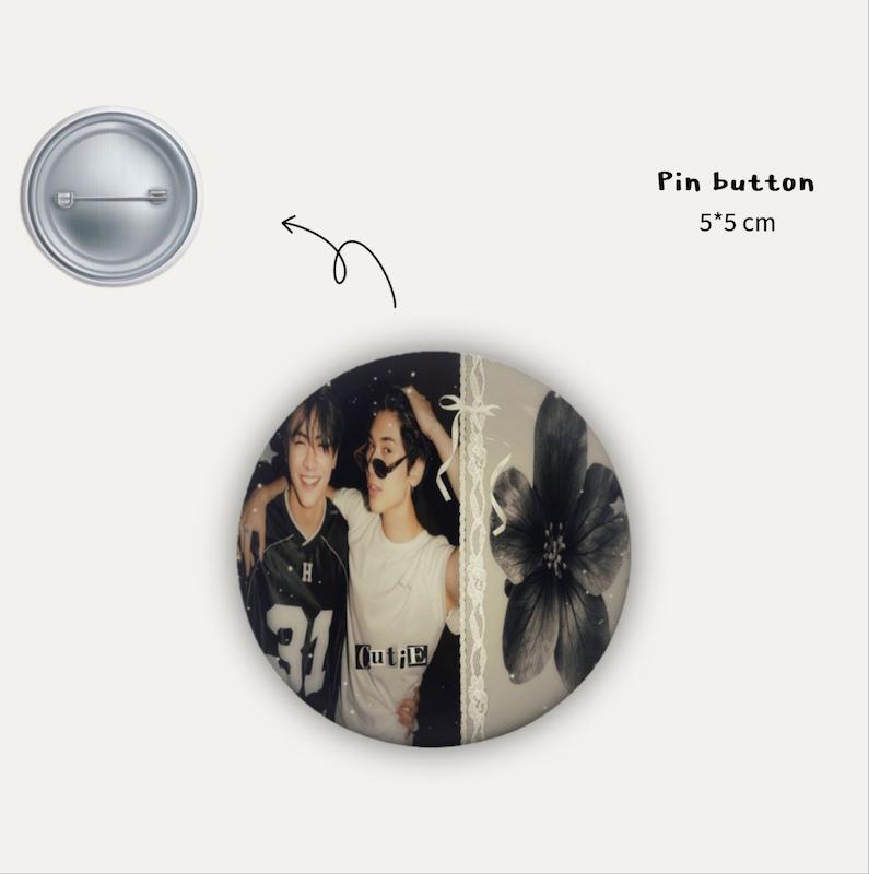 Joongdunk black pin button 