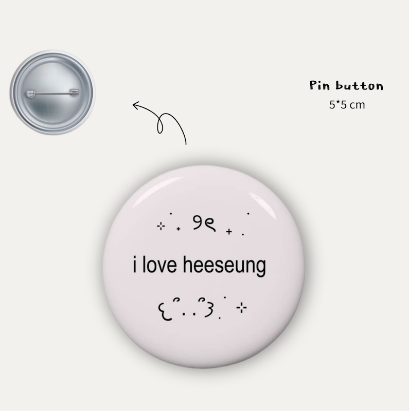 🎀Enhypen pin button "" I love ... ver