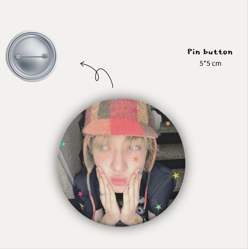 Martin cortis stary pin button ✨️