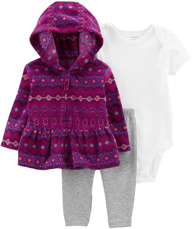 سه تکه سوییشرتدار دخترانه کارترز ۱۳۵۰