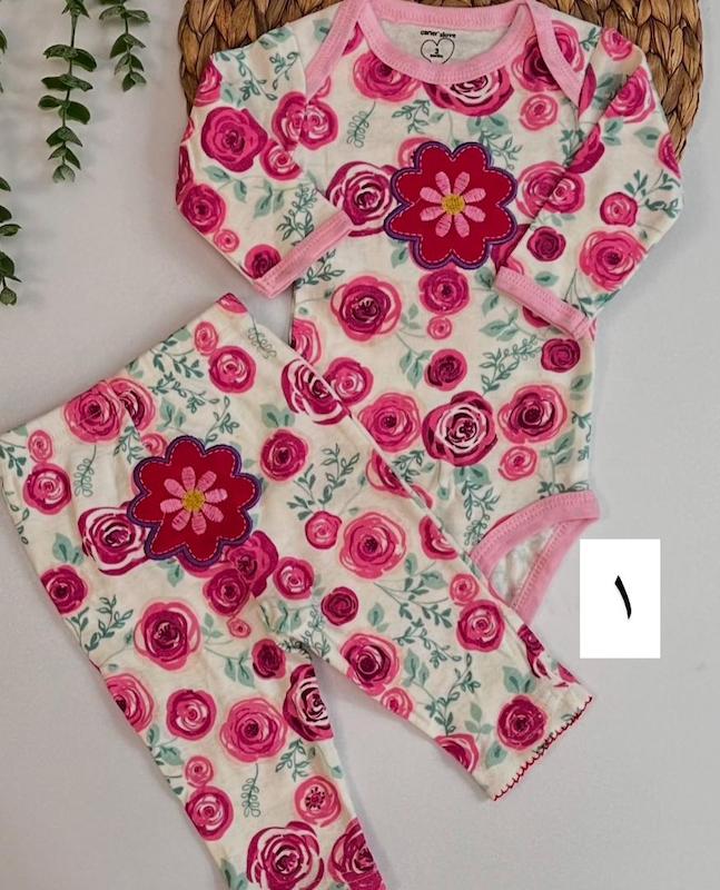 بادی شلوار دخترانه سایز ۰تا۳ماه ۱۳۹۵