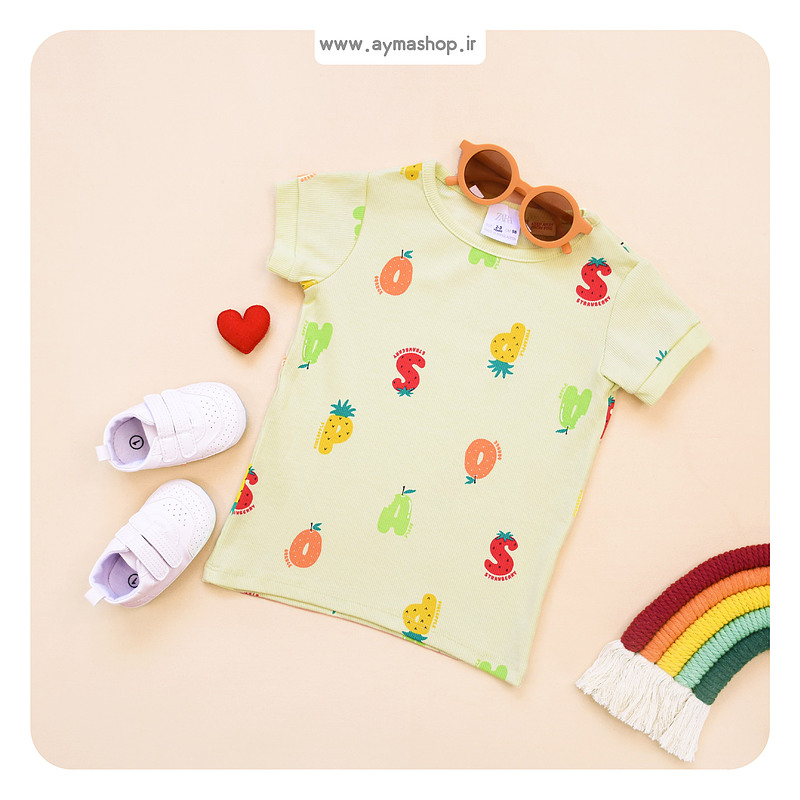 تیشرت سبز  Zara