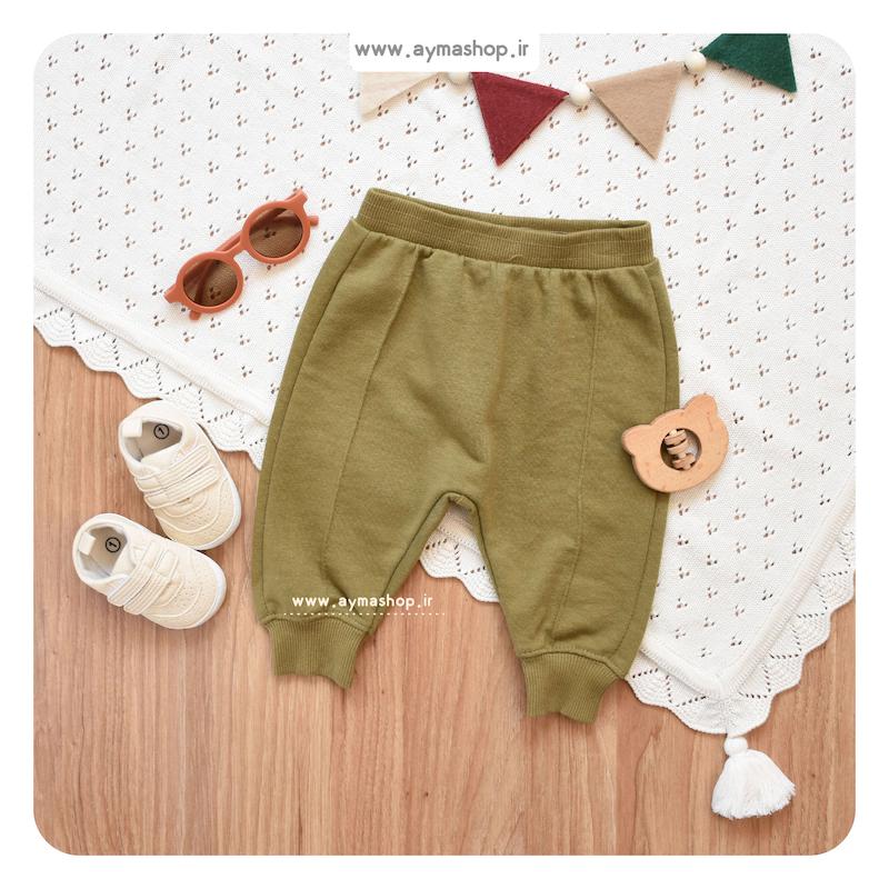 شلوار Zara سبز