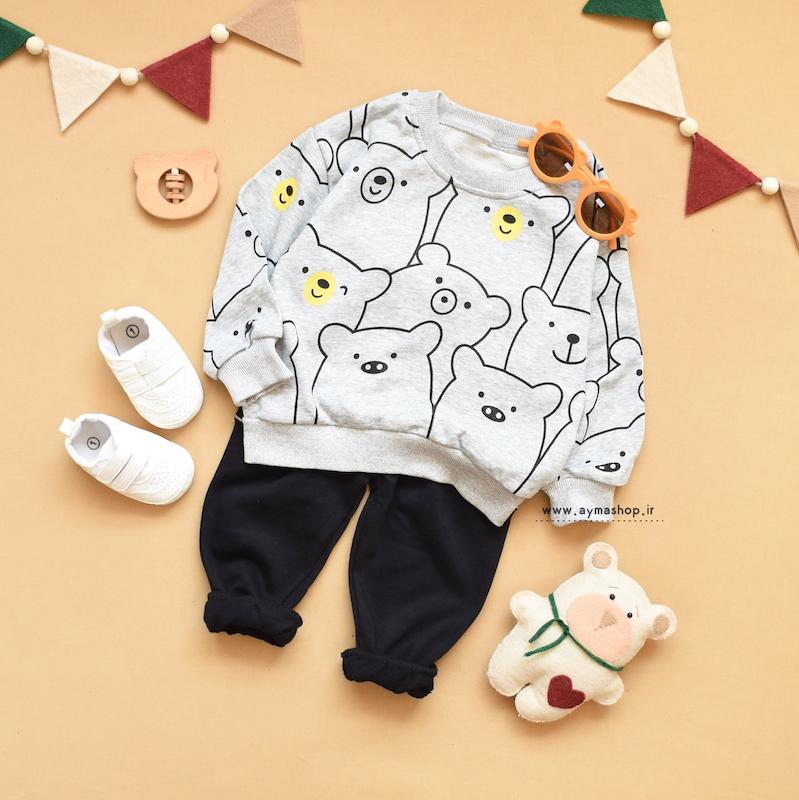 ست طوسی خرسی-E299