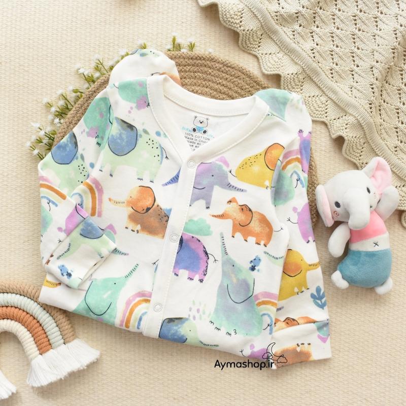 سرهمی جورابدار baby4life فیل آبرنگی