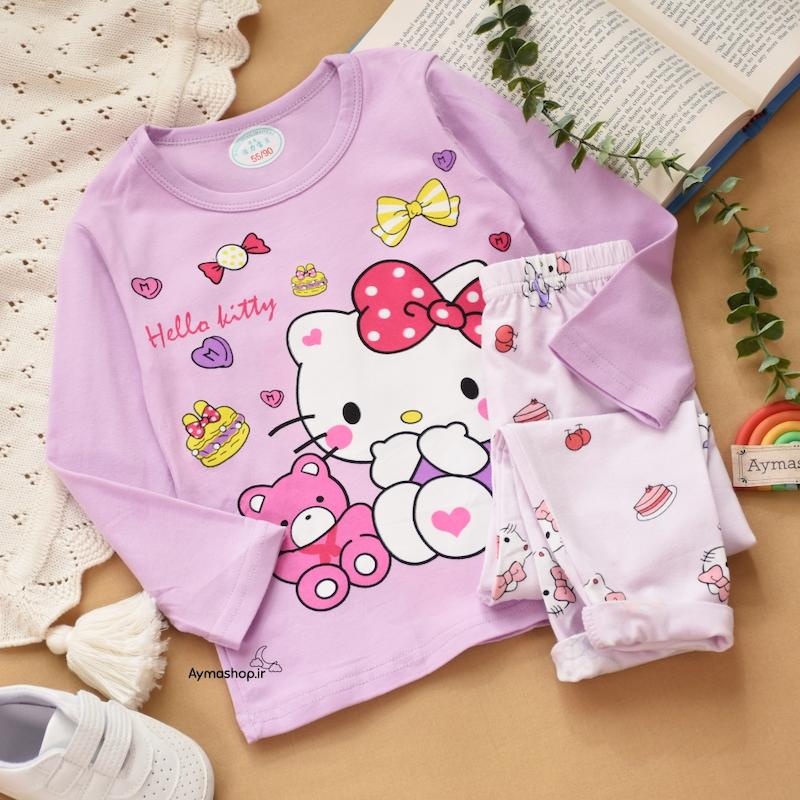 ست راحتی (کیتی بنفش) D447