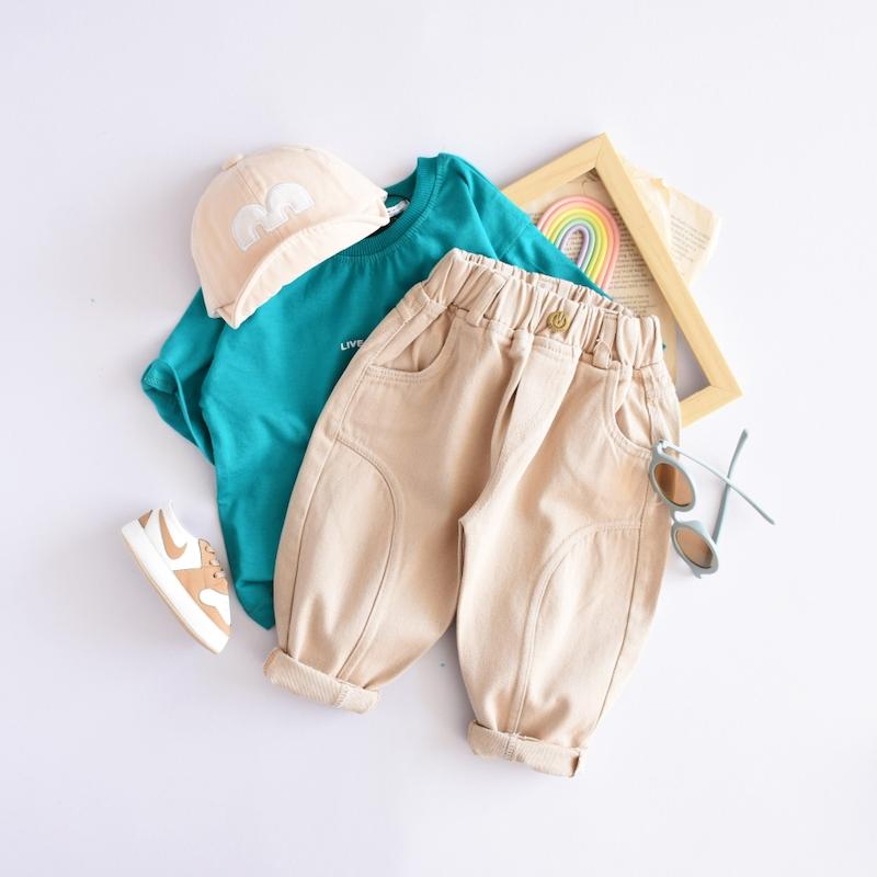 شلوار مام استایل کرم M108- A&KO