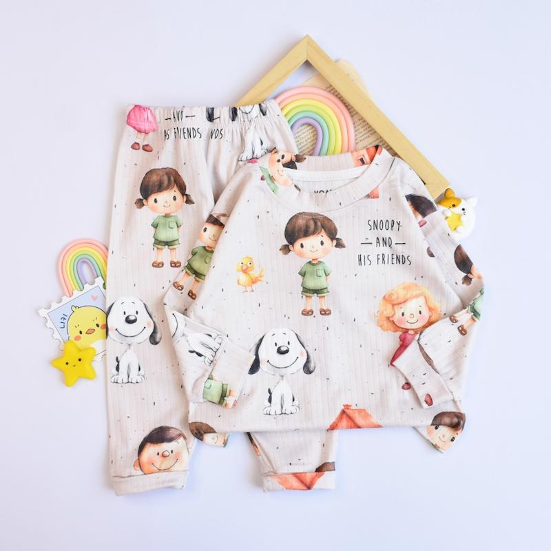 ست راحتی طرح اسنوپی و دوستان D263- Koala Kids