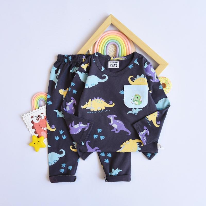 ست راحتی تک جیب(دایناسور)-D331