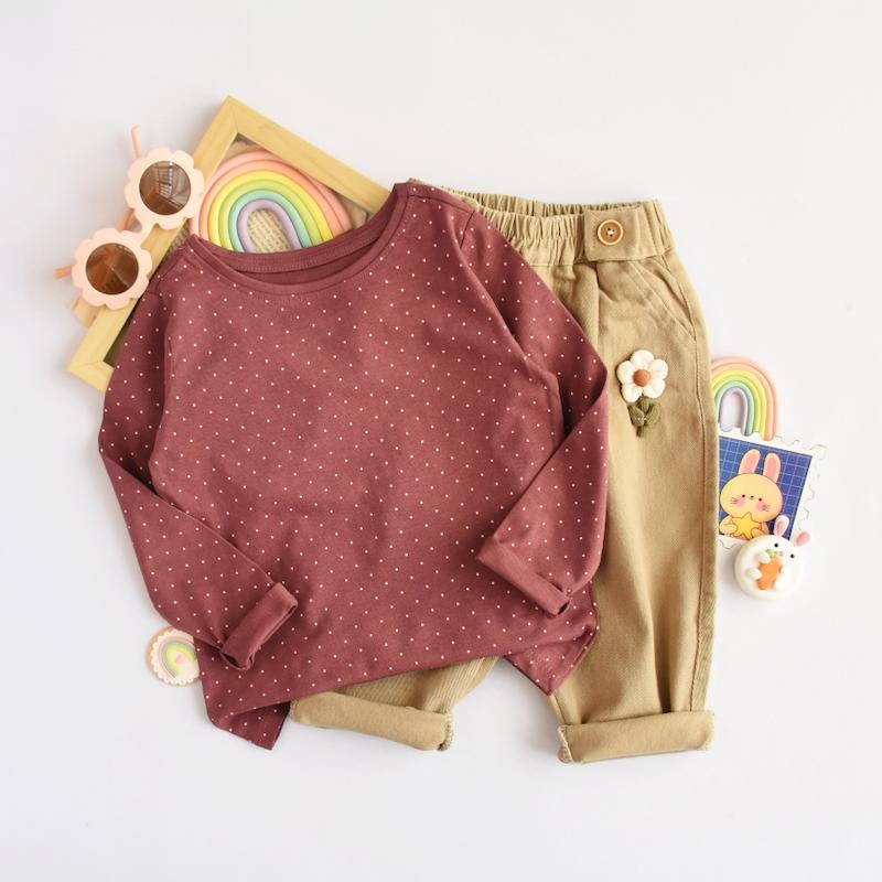 بلوز خال خالی L332-Sinsay