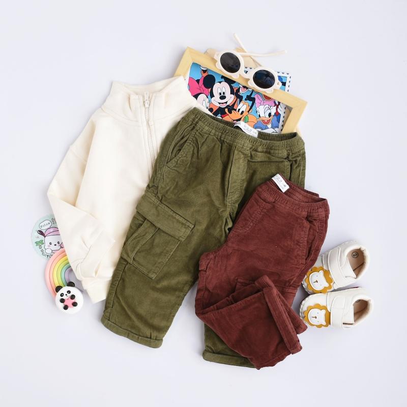 شلوار مخمل کبریتی ZARA