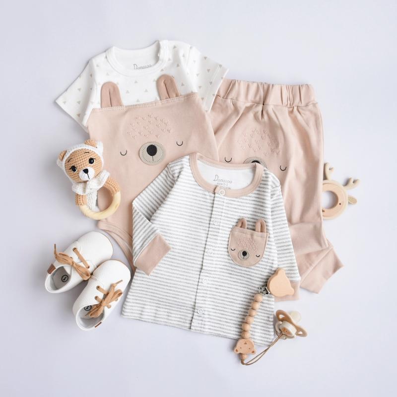 ست سه تکه دانالو E432- خرس قهوه ای