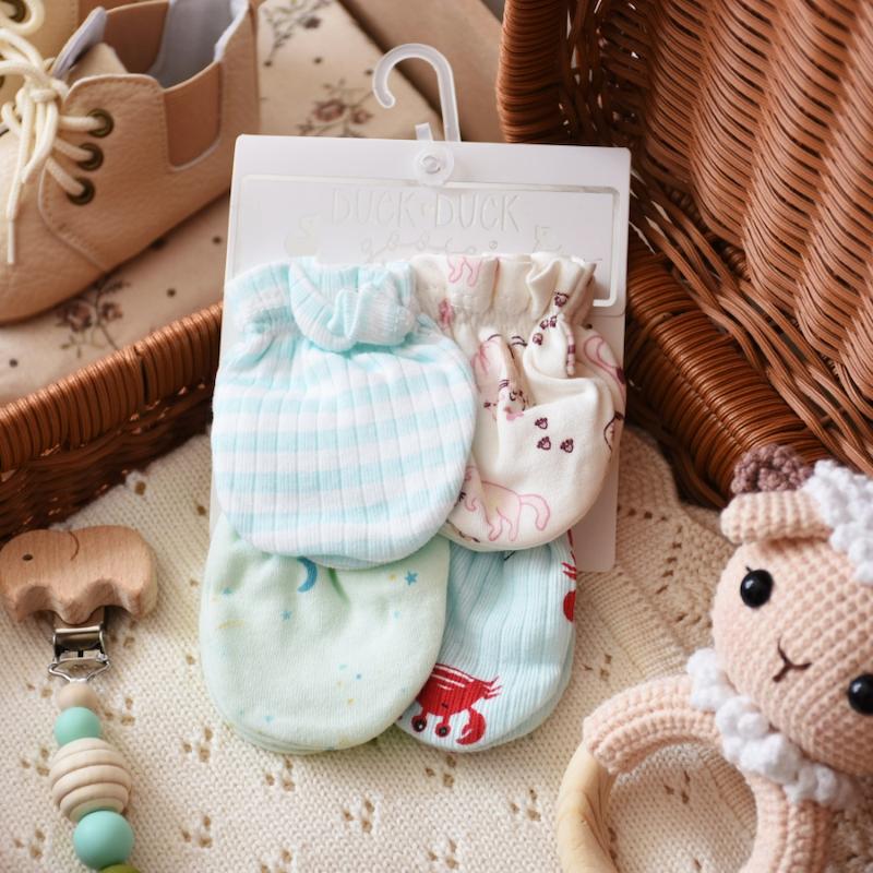 ست 4تایی دستکش نوزادی