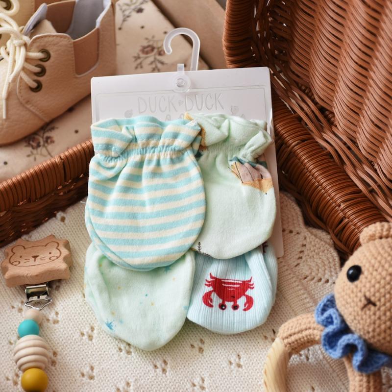 ست 4تایی دستکش نوزادی