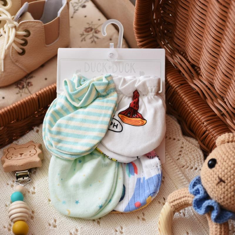 ست 4تایی دستکش نوزادی