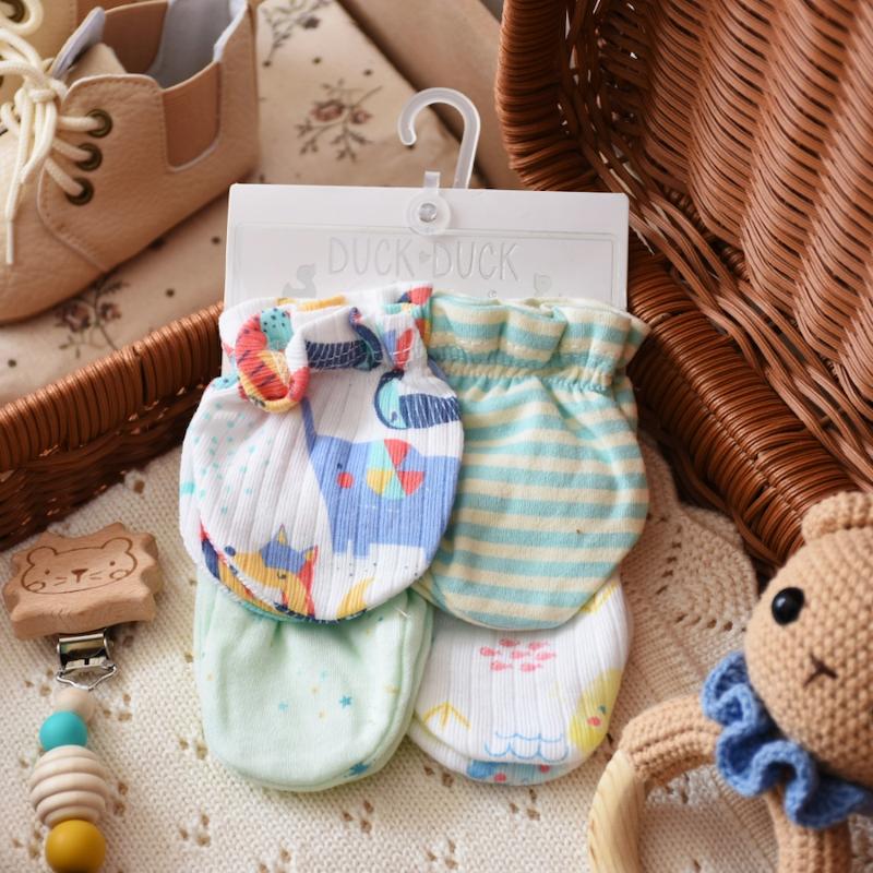 ست 4تایی دستکش نوزادی