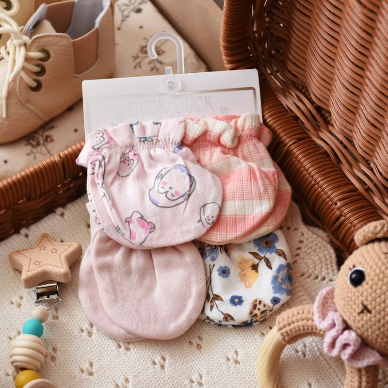 ست 4تایی دستکش نوزادی