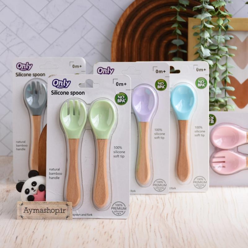 ست قاشق چنگال سیلیکونی O267-Only baby