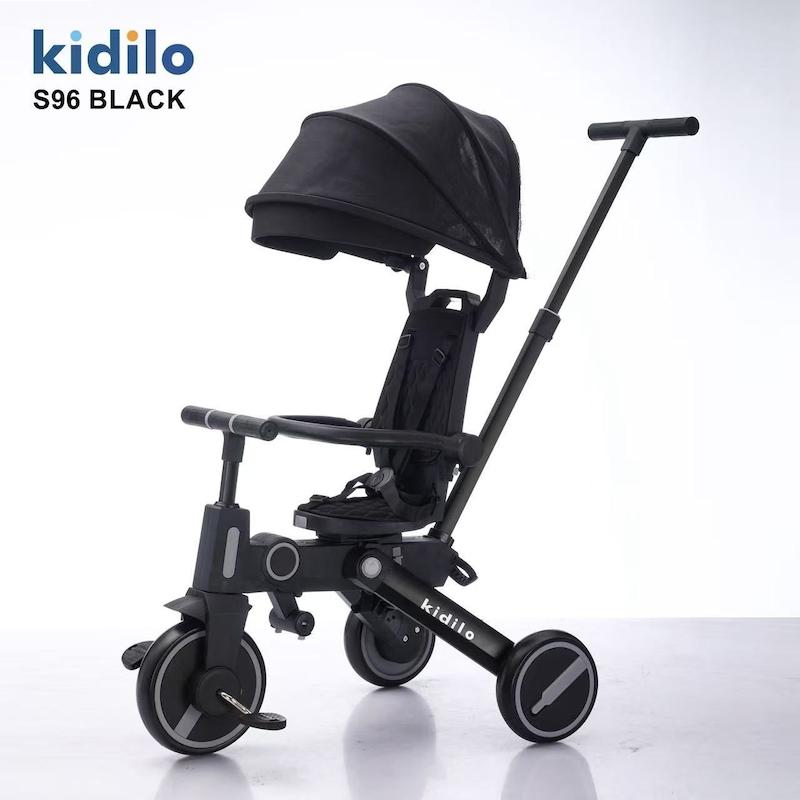 سه چرخه تاشو  مشکی kidilo