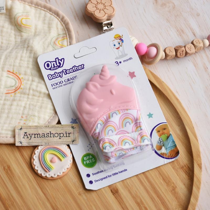 دستکش دندانگير Only baby طرح یونیکورن