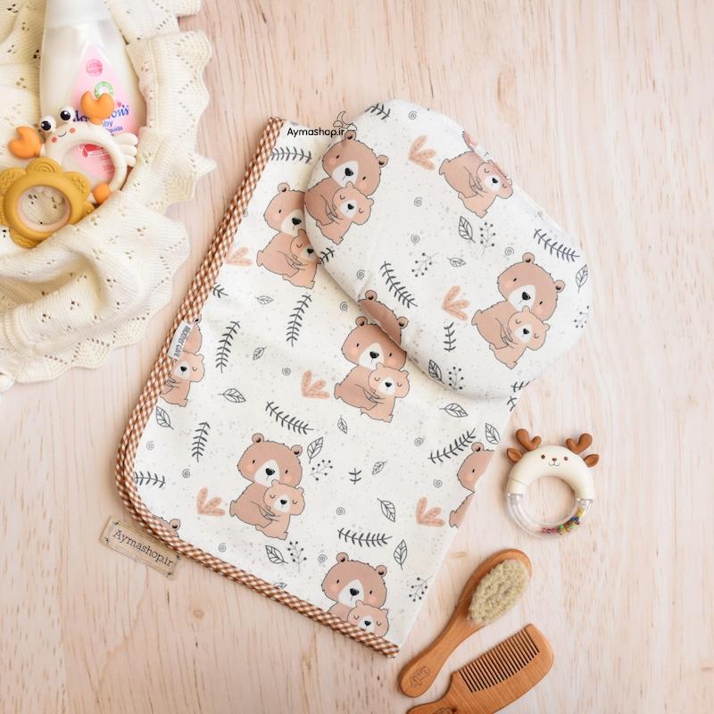 زیرانداز تعویض بالش دار Mother care  طرح پنج
